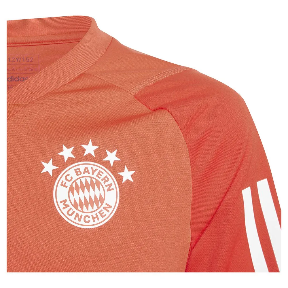 Футболка с коротким рукавом adidas FC Bayern Munich 23/24 training junior, оранжевый — фото 4