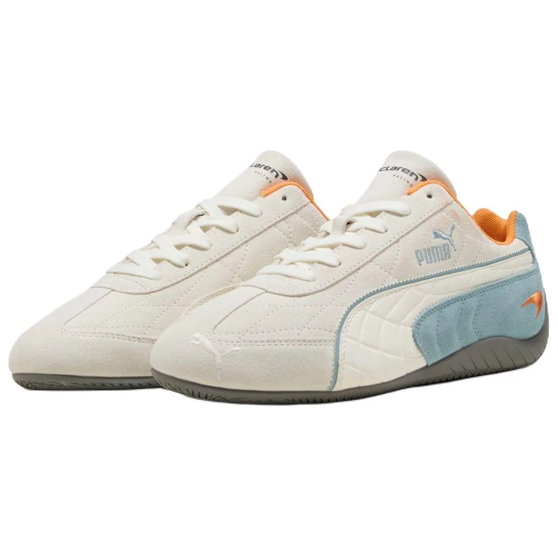 PUMA Speedcat Casual Shoes мужские теплые бело-сине-оранжевые — фото 4