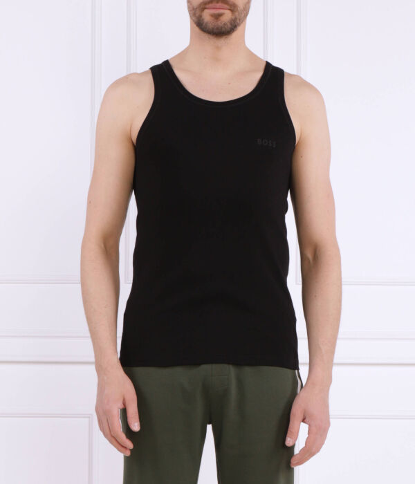 

Майка мужская Boss Bodywear хлопковая, черный