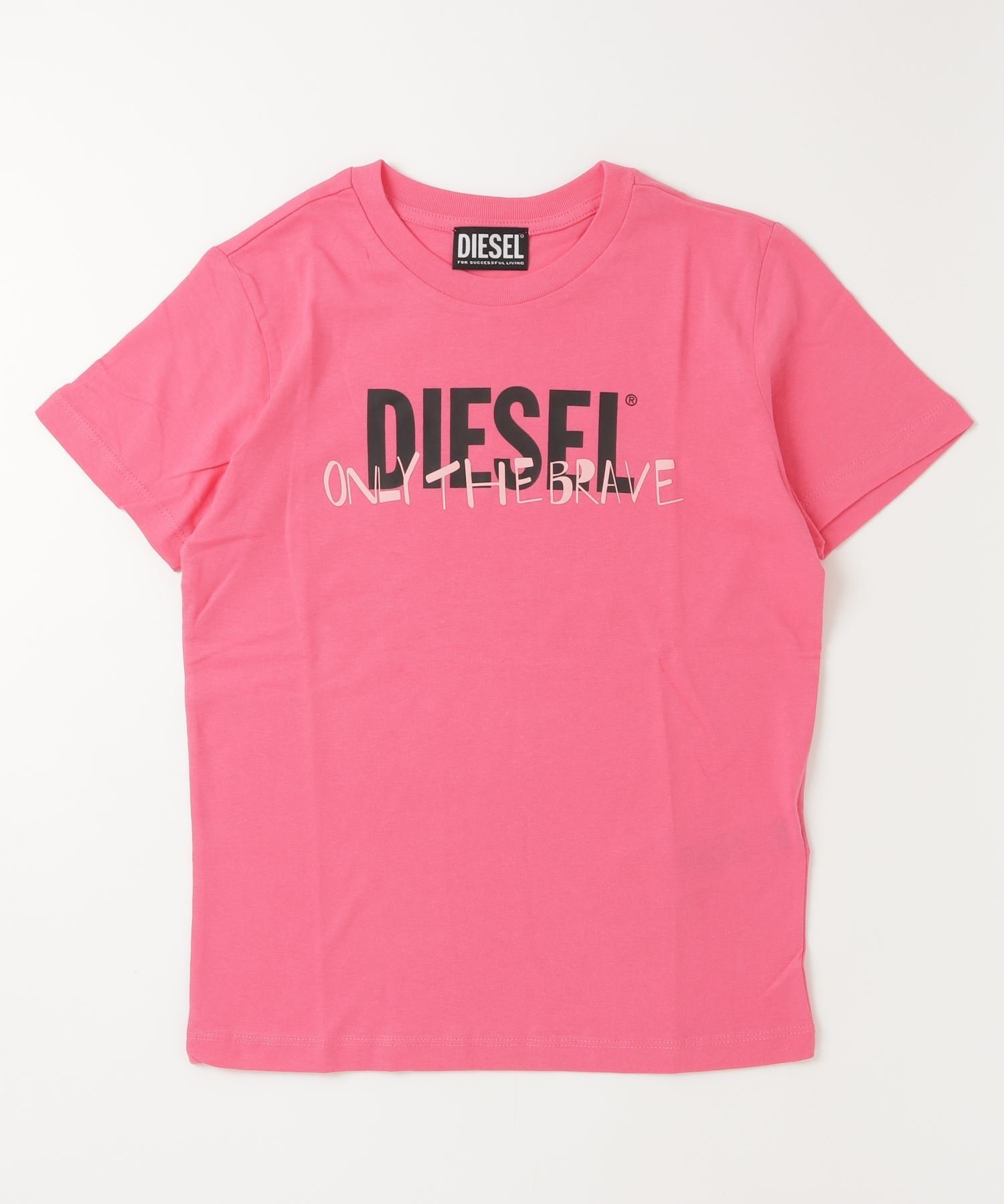Детская футболка с коротким рукавом и логотипом бренда DIESEL, Pink