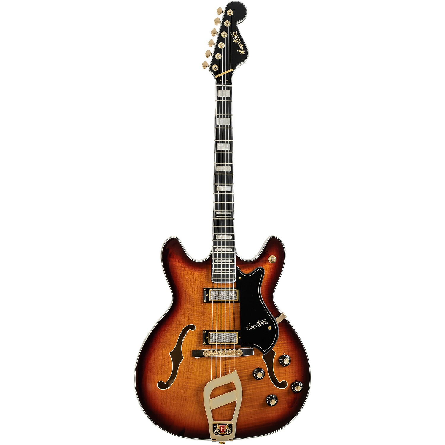

Электрогитара Hagstrom '67 Viking II ограниченной серии в полом корпусе Vintage Sunburst