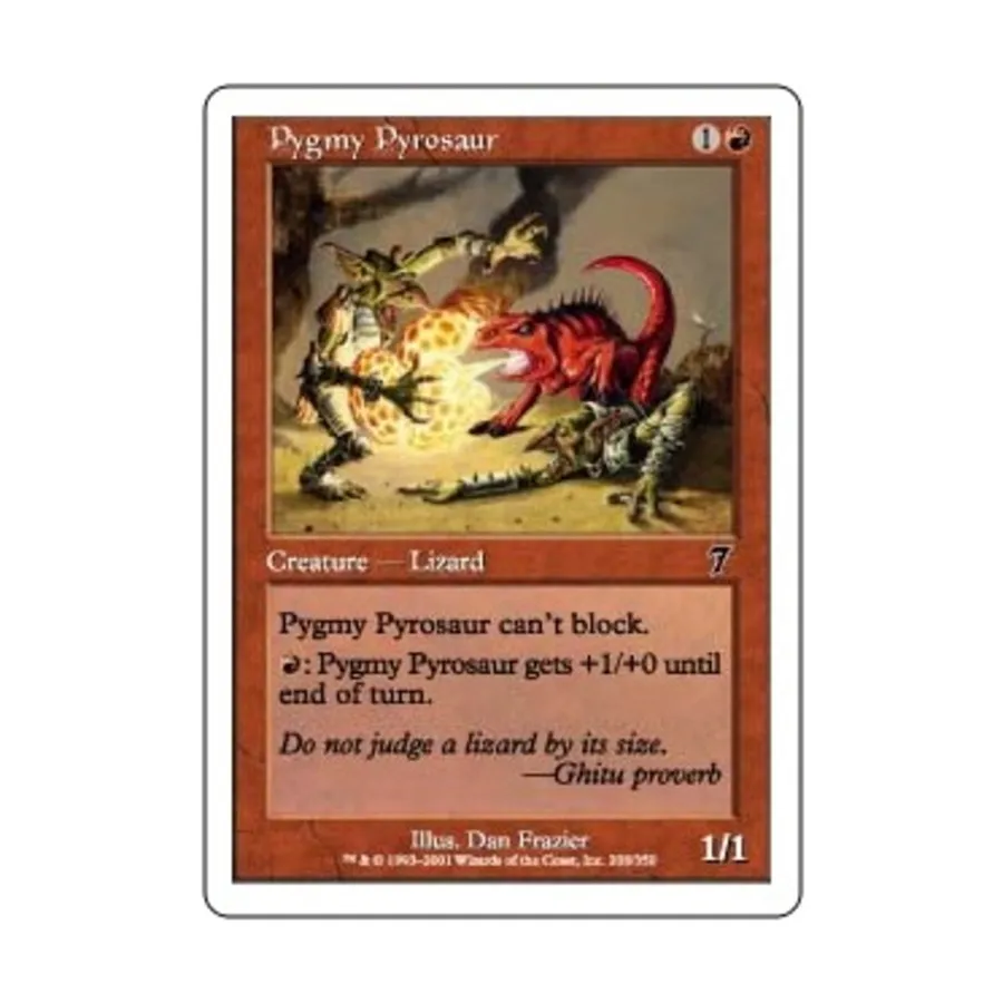 

CCG Карликовый пирозавр (C), MTG - 7th Edition