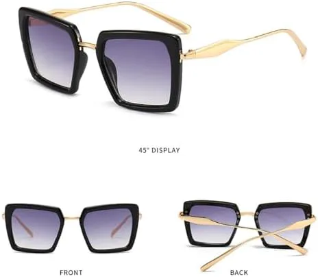 

Летние квадратные солнцезащитные очки для женщин, модные и стильные солнцезащитные очки в винтажном стиле, защитные очки от УФ-излучения UV400 MTZJH, Green