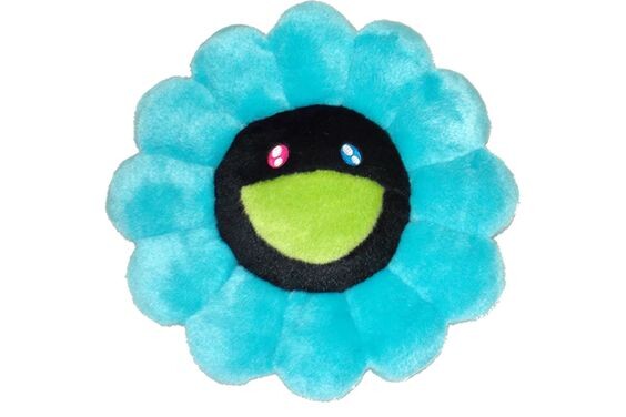 

Мягкая плюшевая фигурка Takashi Murakami Flower, 60 см, голубой/черный