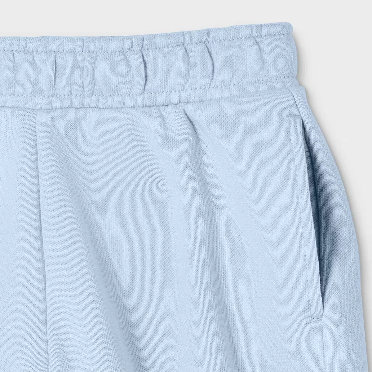 Шорты из футера на резинке Cat & Jack, Pale Blue — фото 3