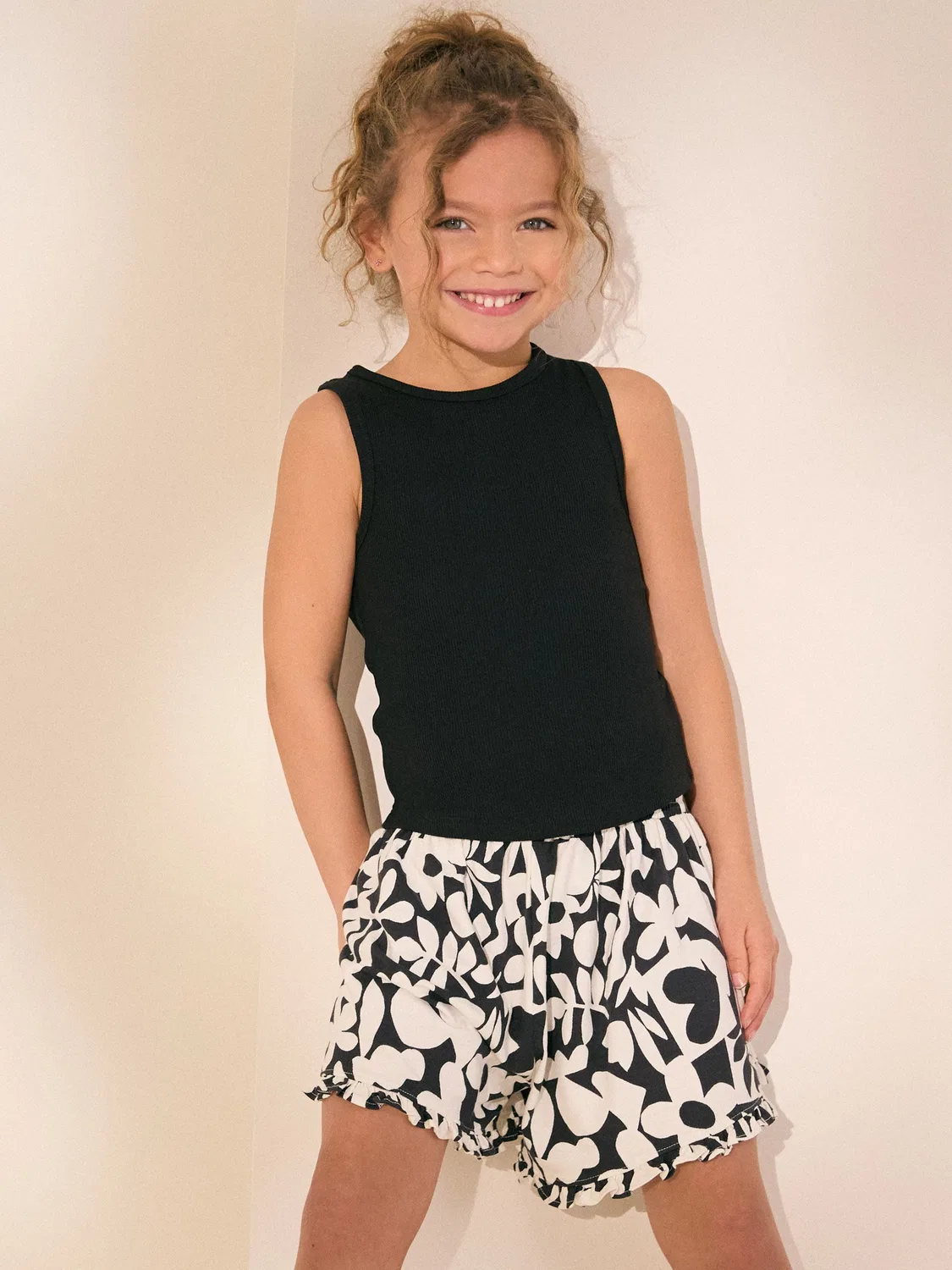 Топ майка Rib Next, черный
