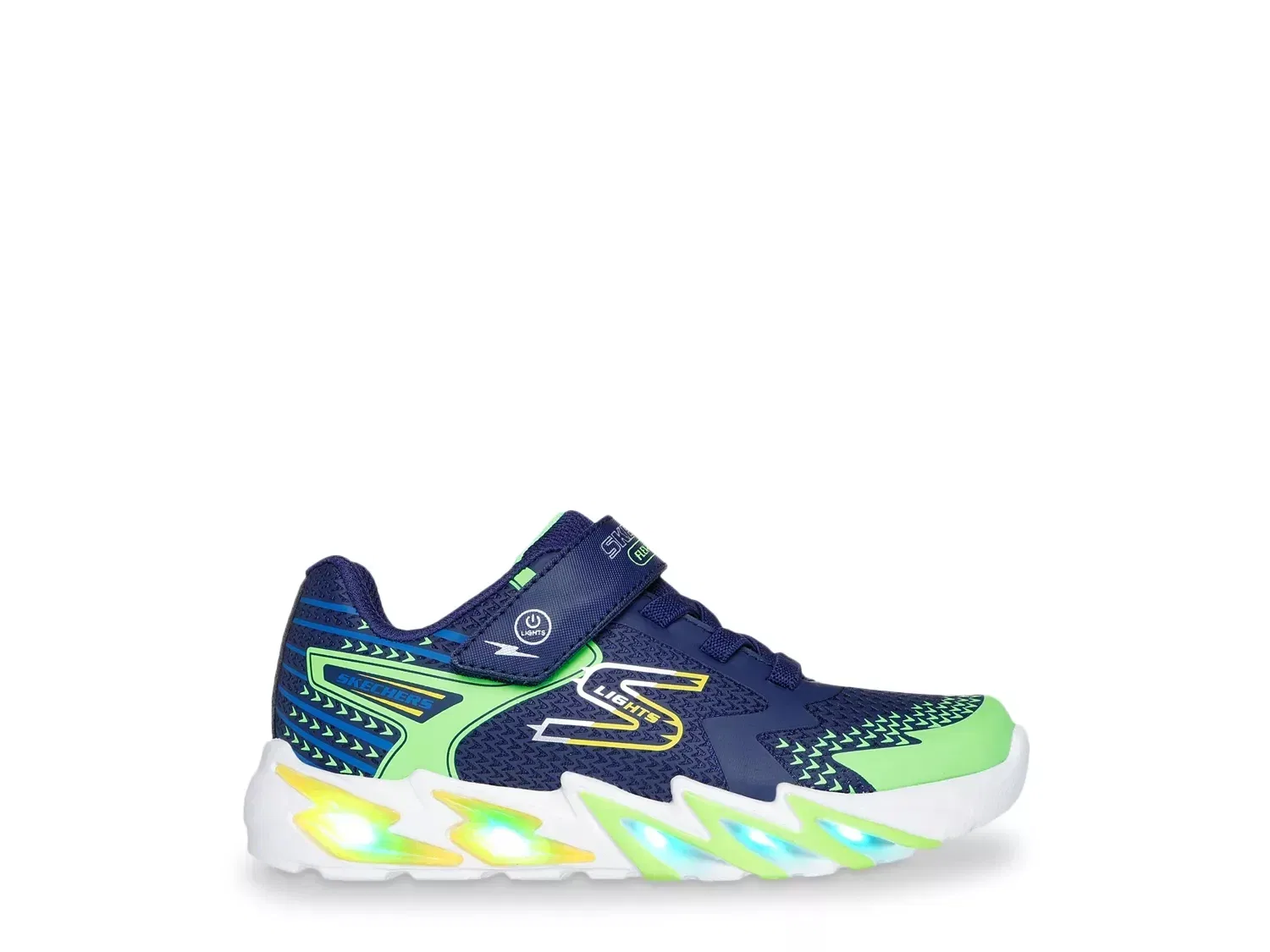 Кроссовки со светодиодами Flex-Glow Bolt, Skechers, синий — фото 3
