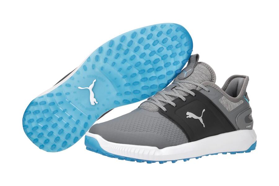 Кроссовки для гольфа Puma IGNITE ELEVATE серые мужские 376077 — фото 3