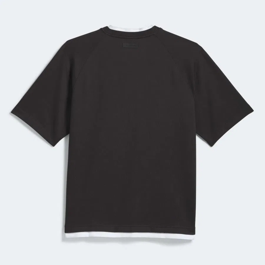Футболка из хлопка с принтом Tysh Prem Tee adidas, Черный — фото 4