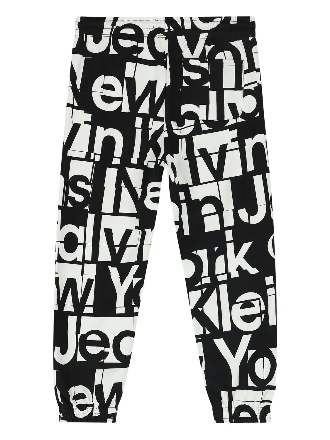 Спортивные брюки с логопринтом, черные Calvin Klein, черный — фото 2