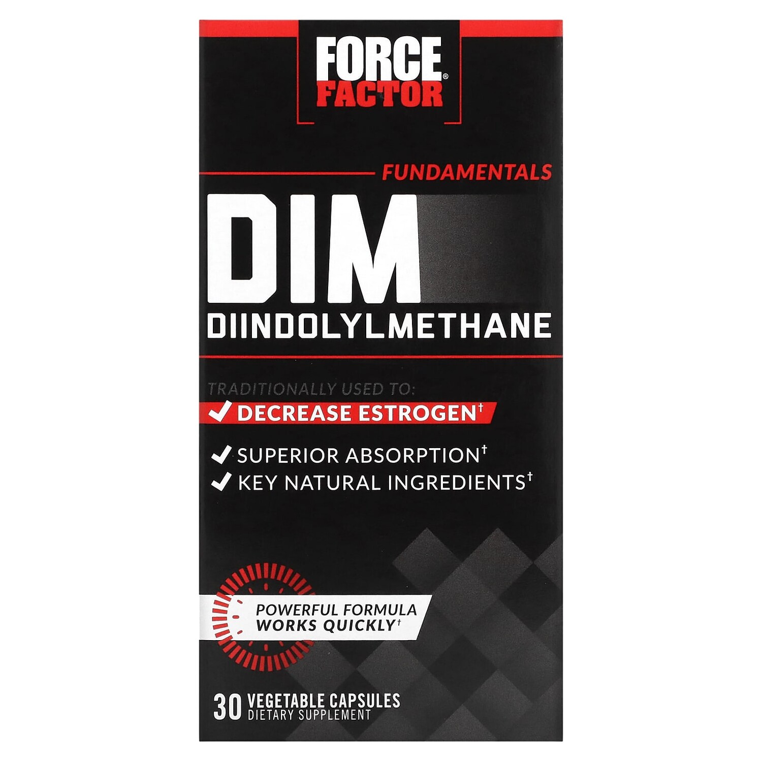 

Дииндолилметан Force Factor, 30 вегетарианских капсул