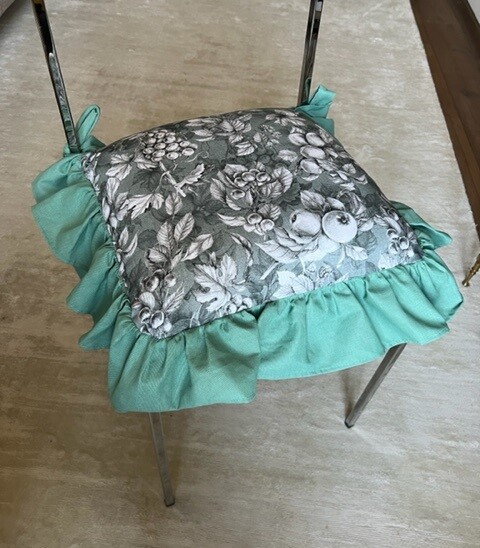 

Подушка для стула Biancheria for Chair with Frappa, 40×40 см, голубой
