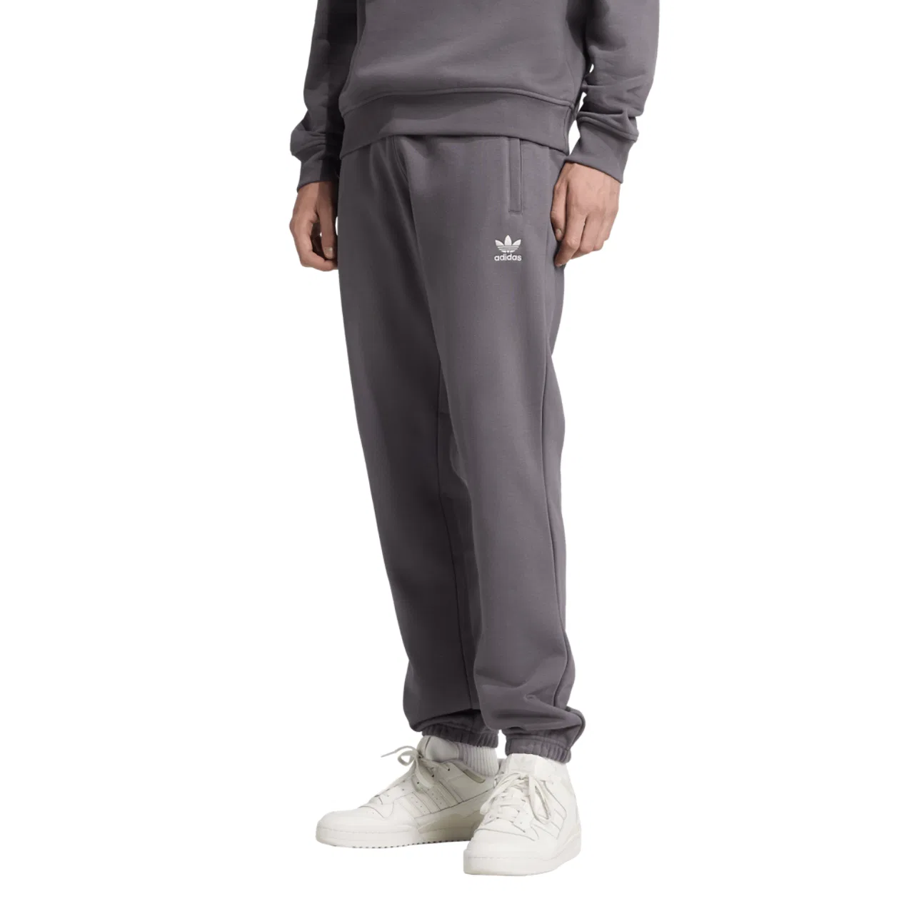 Мужские спортивные брюки Trefoil Essentials Lifestyle Adidas, цвет Grey Strata