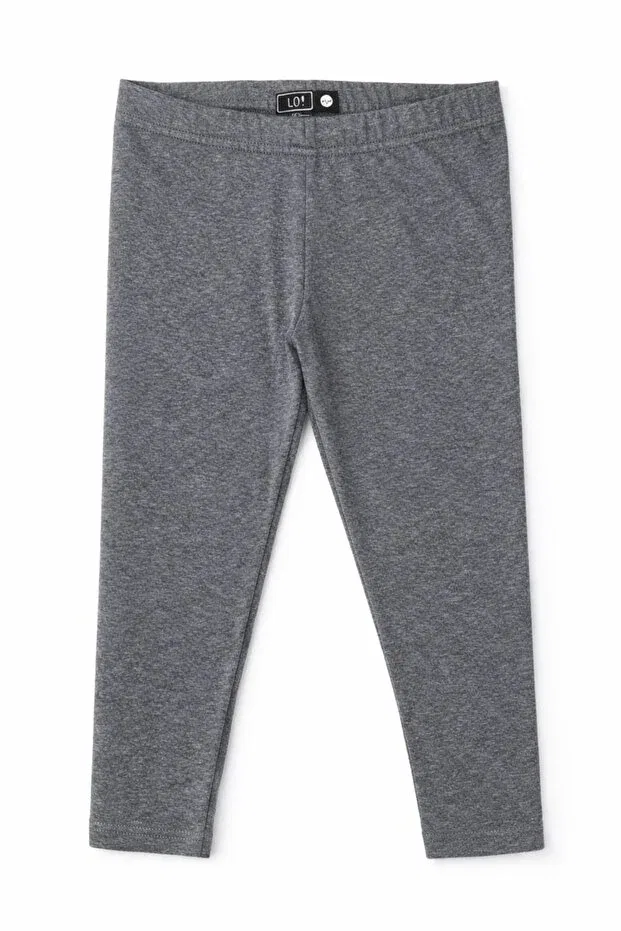 Детские леггинсы для девочек хлопковые Anthracite children's leggings cotton and lycra flexible Cloise, Anthracite — фото 2
