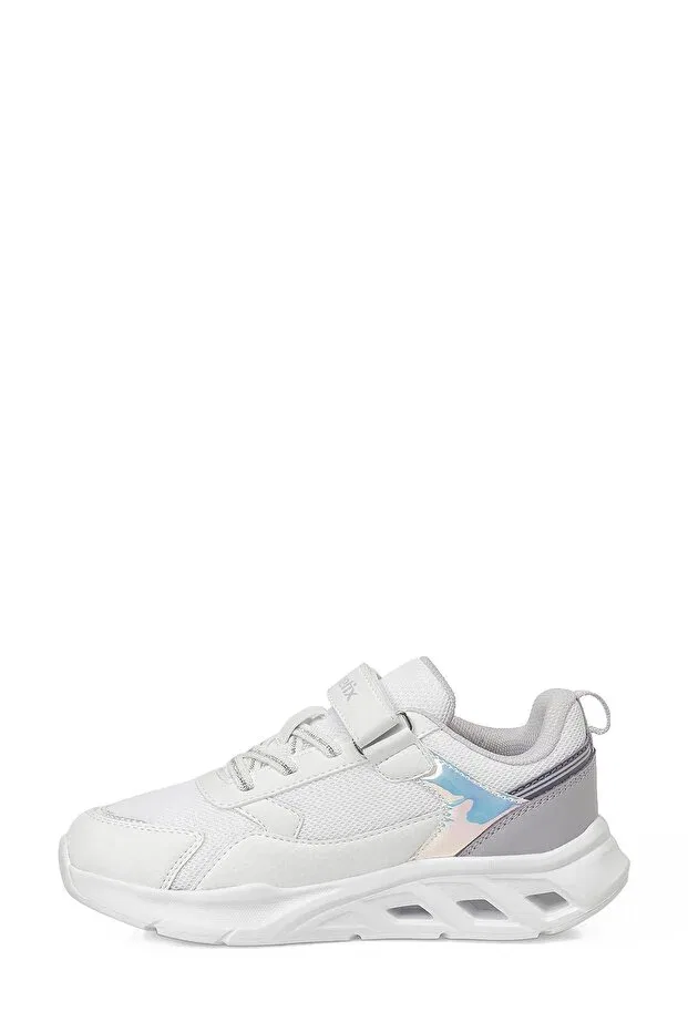 Детские спортивные туфли для девочек с липучкой Kinetix, White — фото 3