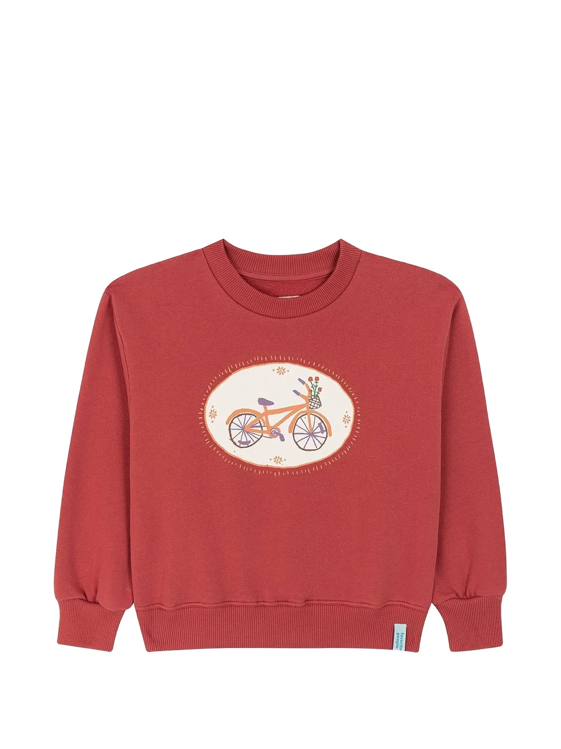 Favorite People Свитшот Old Bike красный