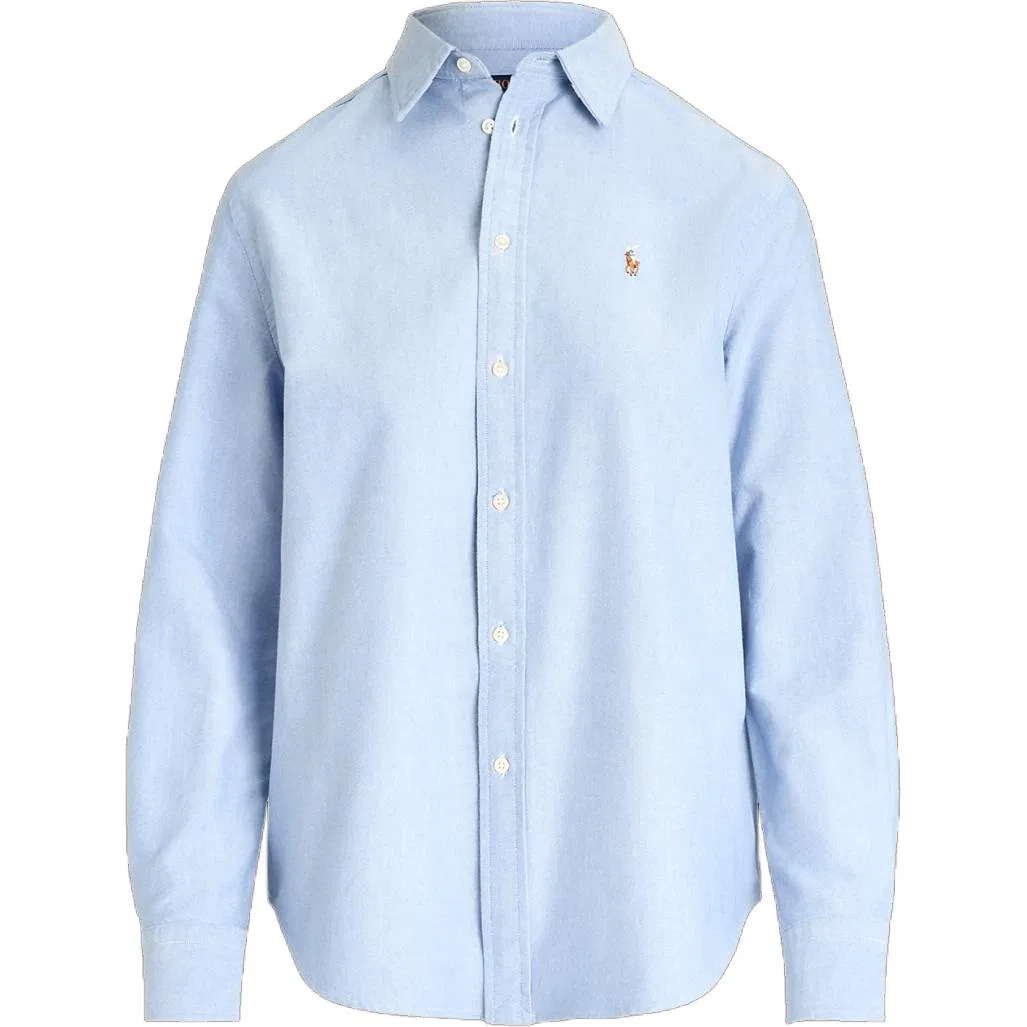 Женская рубашка с длинным рукавом Polo Ralph Lauren, Light Blue