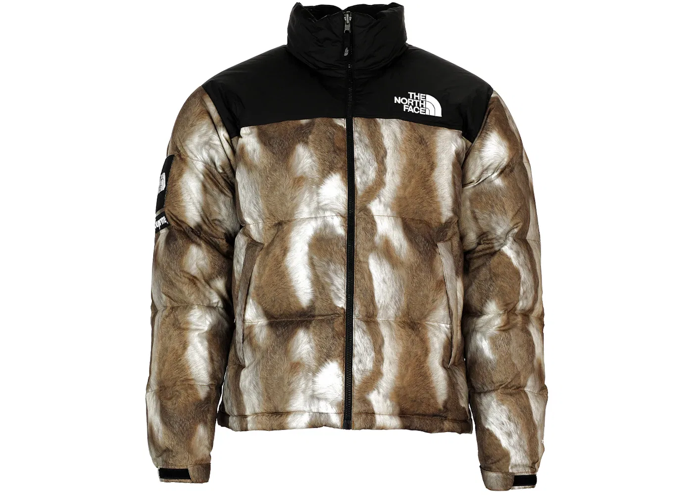 Мужская куртка с принтом Nuptse Supreme, Brown