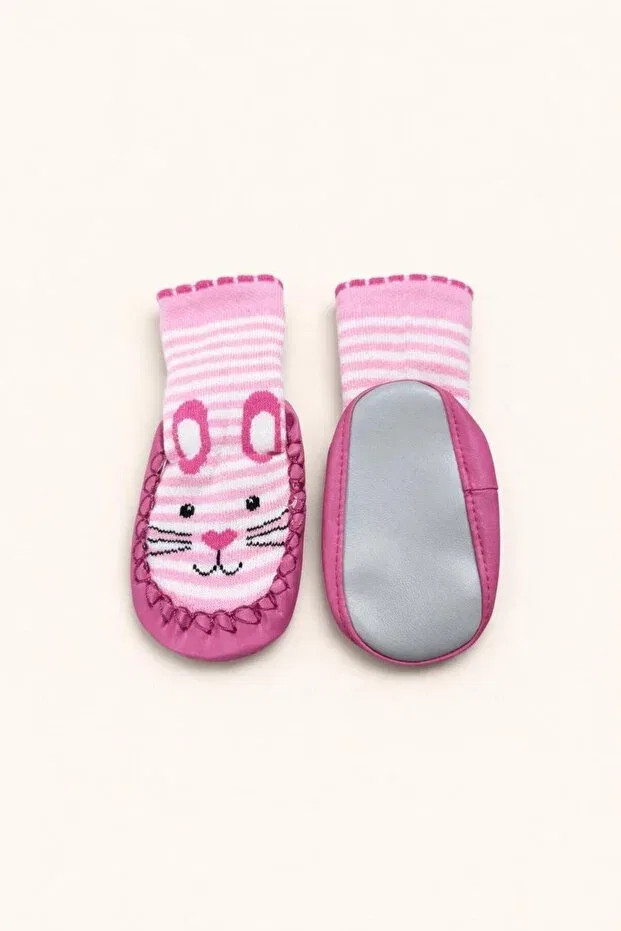 Детские носочки для новорожденных с принтом Basics Numix Baby Kids, Fuchsia — фото 3