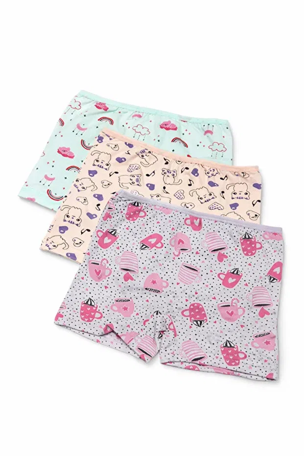 Детские боксеры для мальчиков хлопковые комплект 3 шт Basics Süsen Lingerie, Patterned Trio — фото 2