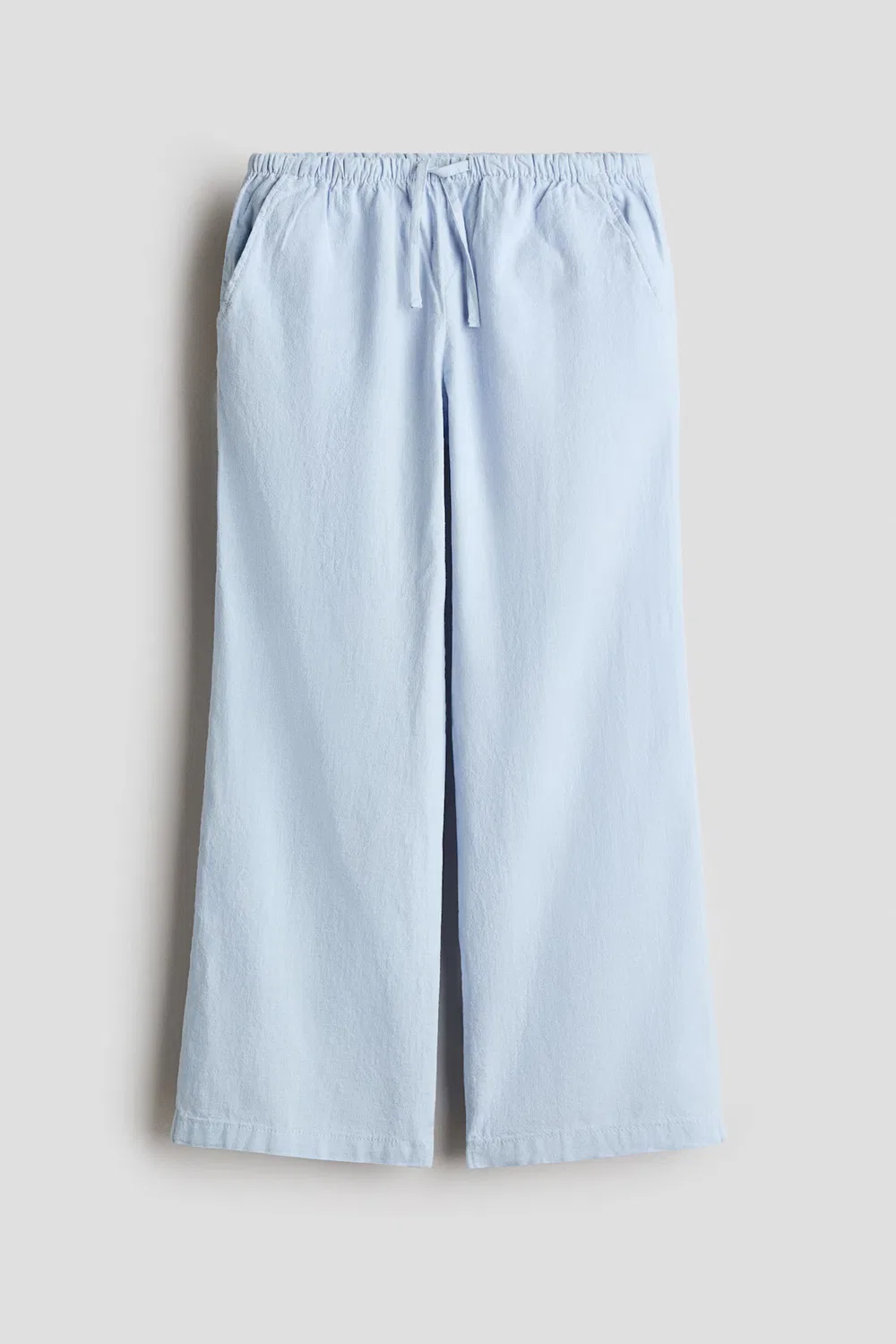 Брюки из льняной смеси H&M, Hellblau