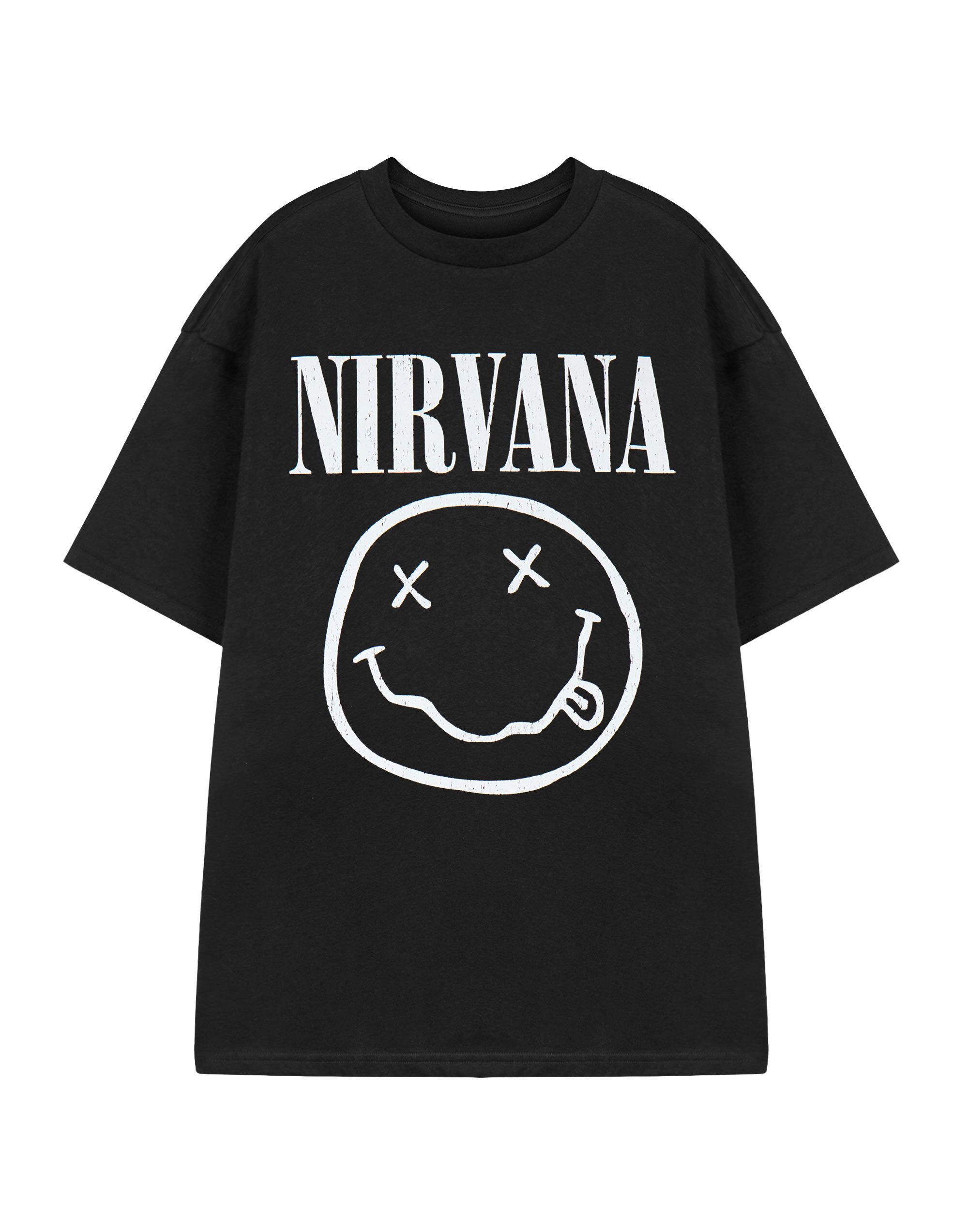 

Футболка Nirvana с короткими рукавами, черный