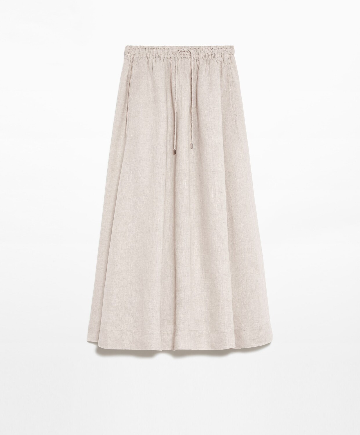 

Юбка Oysho Linen, светло-бежевый