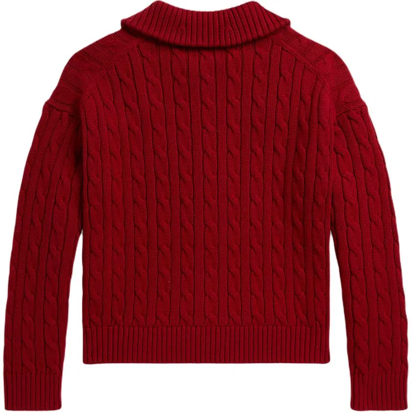 Детский свитер с длинным рукавом Standard Polo Ralph Lauren, Red — фото 3