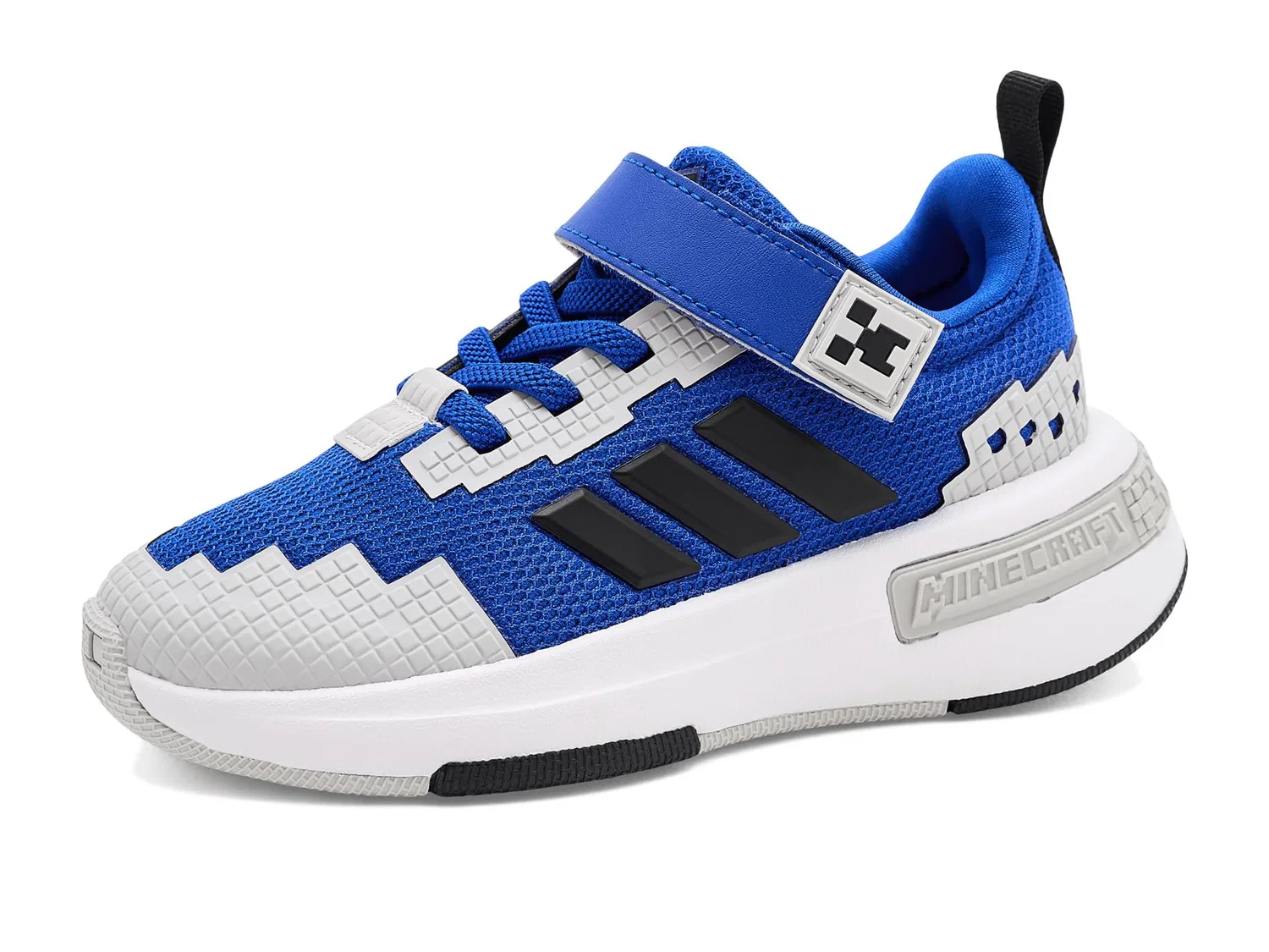 Кроссовки Minecraft Pro (для маленьких детей) Adidas Kids, Team Royal Blue/Black/Ligh Solid Grey — фото 2