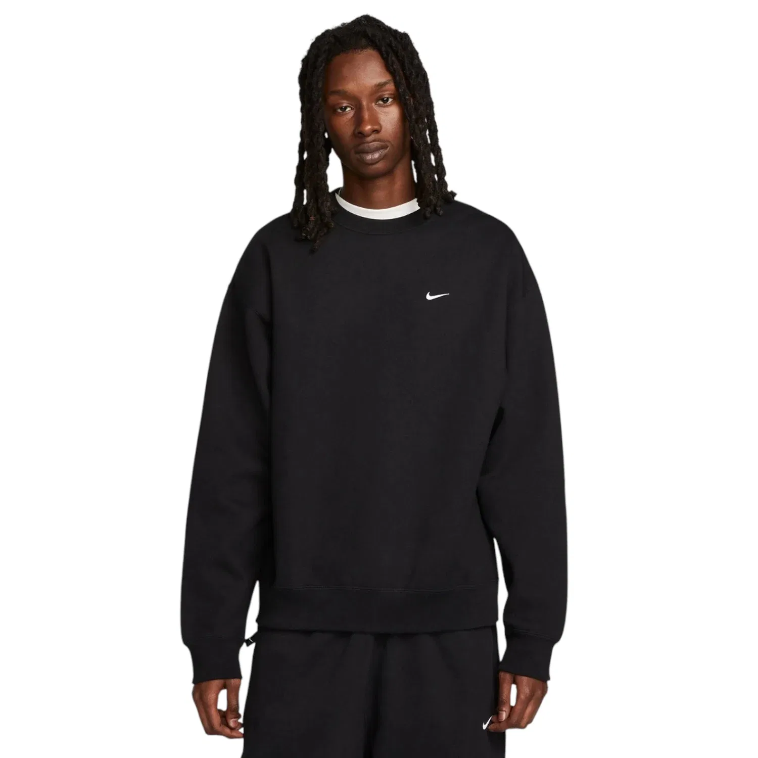 Мужская толстовка на флисе Nike Solo Swoosh, Black