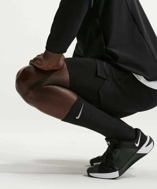 Носки повседневные, повышенные, Nike, черно-белые — фото 4