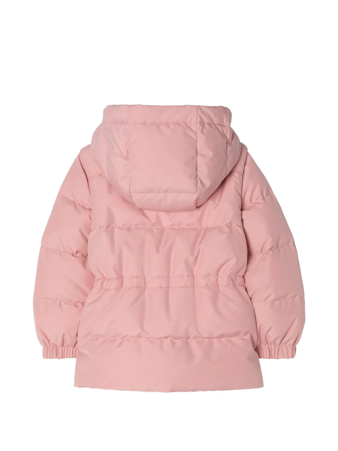 Пуховая куртка со съемными рукавами Burberry Kids, розовый — фото 2