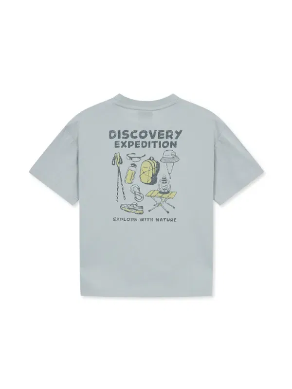 Спортивный костюм Freshvent с принтом, Discovery Expedition Kids, серый — фото 4