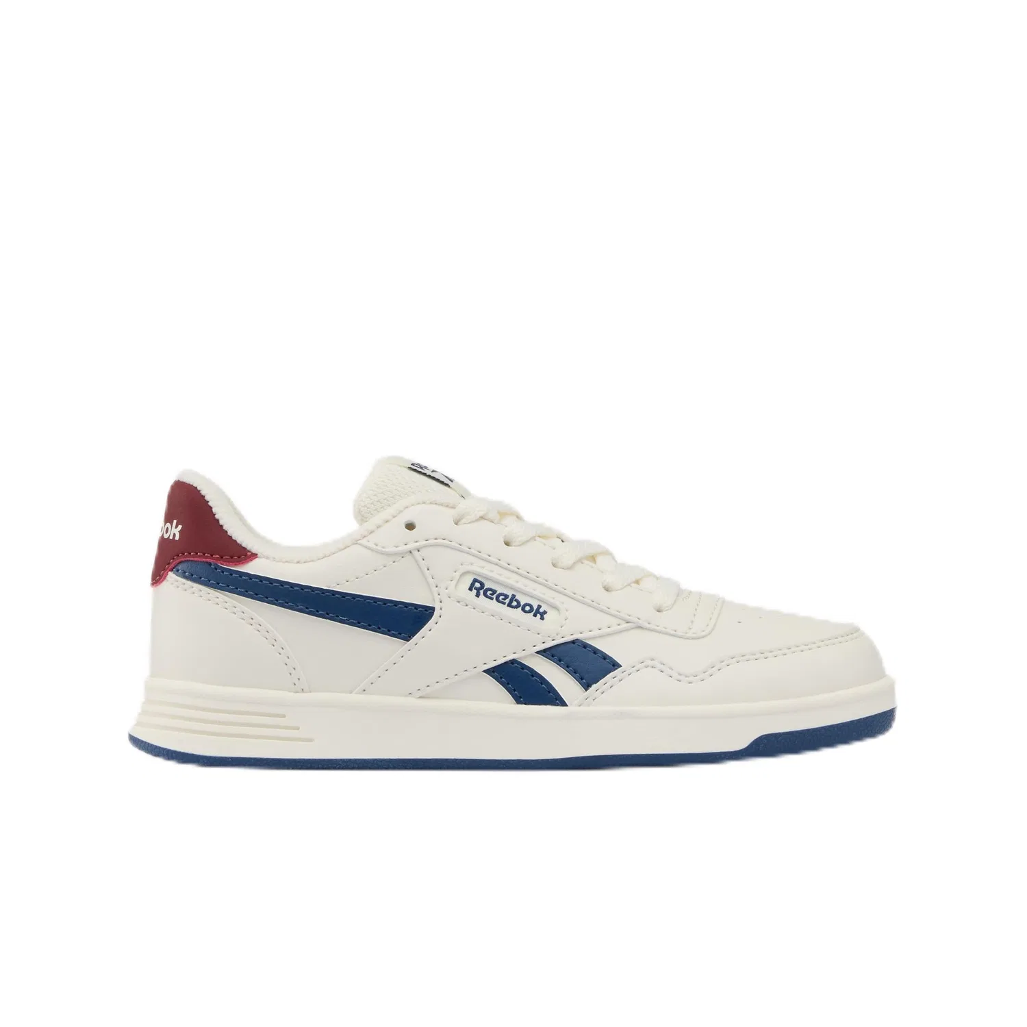 Детские кроссовки Court Advance Reebok, Chalk Batikblue Classicburgundy