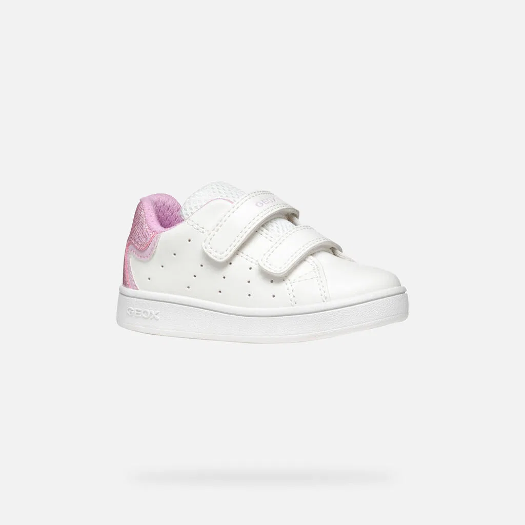Детские кроссовки для девочек B Eclyper Girl Geox, Weiß Rosa — фото 4