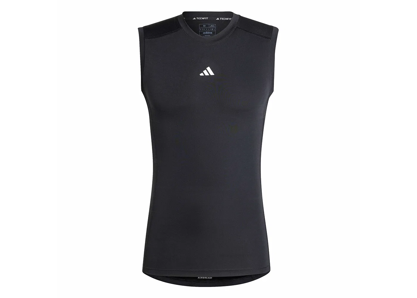 Мужская компрессионная майка Techfit Tee Adidas, Black