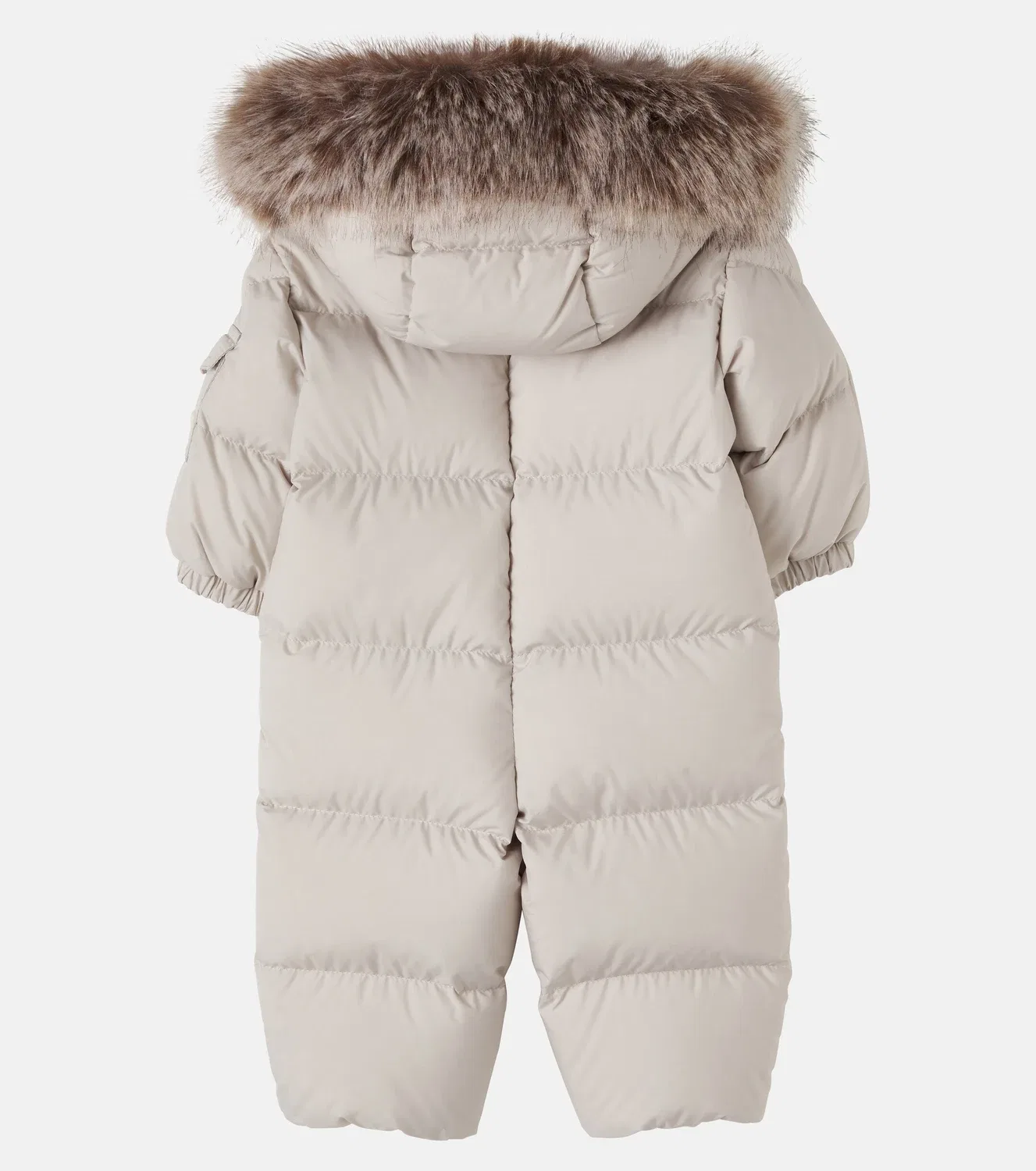 Легкая куртка Moncler Enfant, бежевый — фото 3