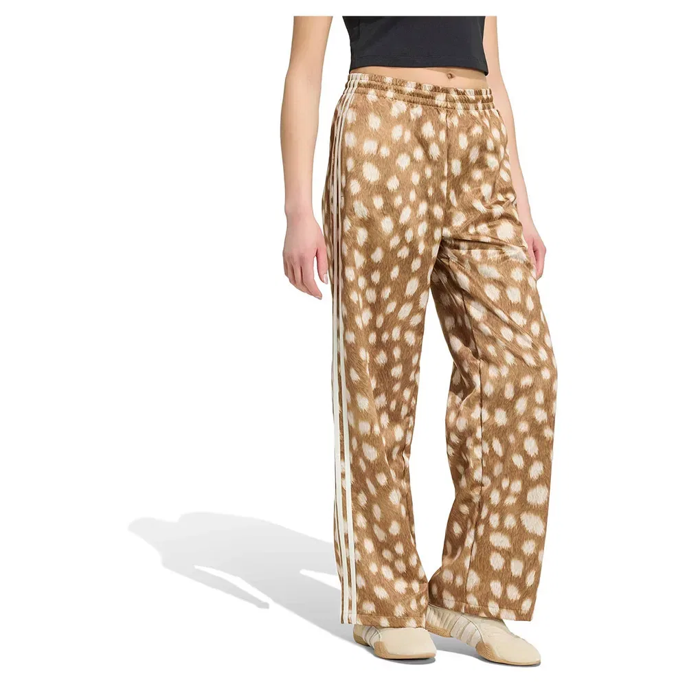 Женские спортивные брюки с принтом Animal Print Firebird Adidas Originals, Brown