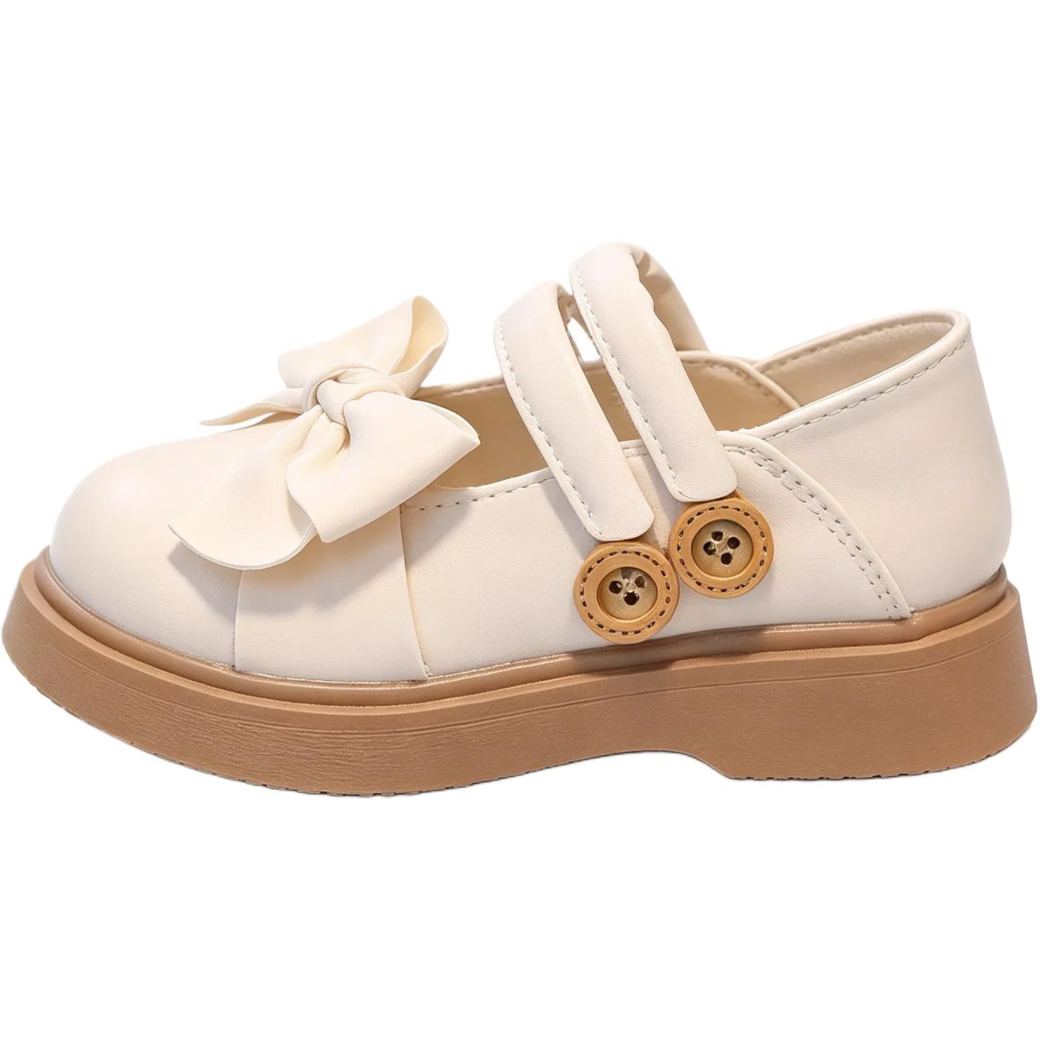 Детские кожаные туфли JBBCN, Beige