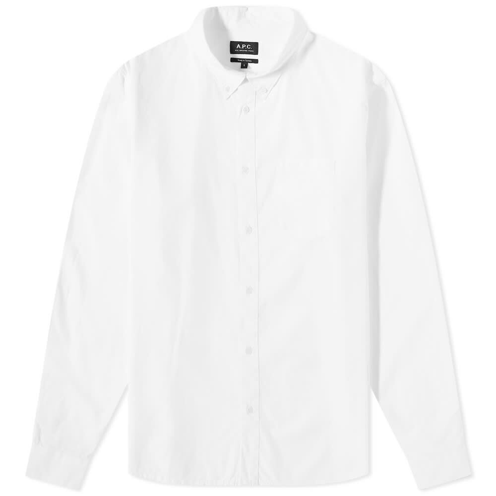 

Рубашка A.P.C. Edouard Button Down Logo Shirt