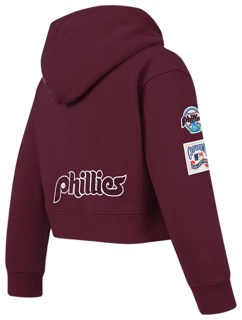 Худи женское Philadelphia Phillies Classic Flc Fz Pro Standard, цвет Wine — фото 4