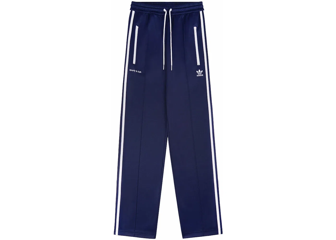 Женские спортивные штаны с полосками Adidas, Navy/White
