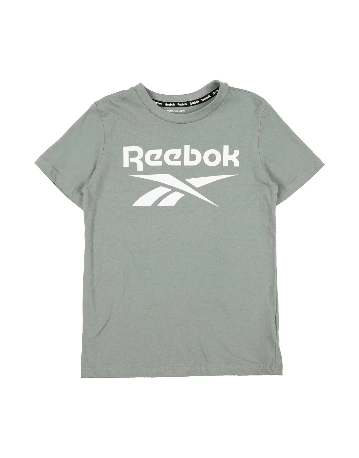 Детская футболка с логотипом Reebok, светло-зеленый