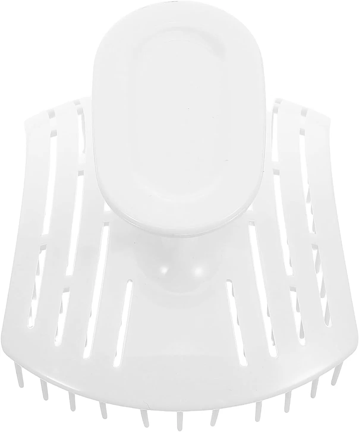 Щетка для мытья головы из силикона, LALADEFIEE, 12x7.5x5.5 см, Белый