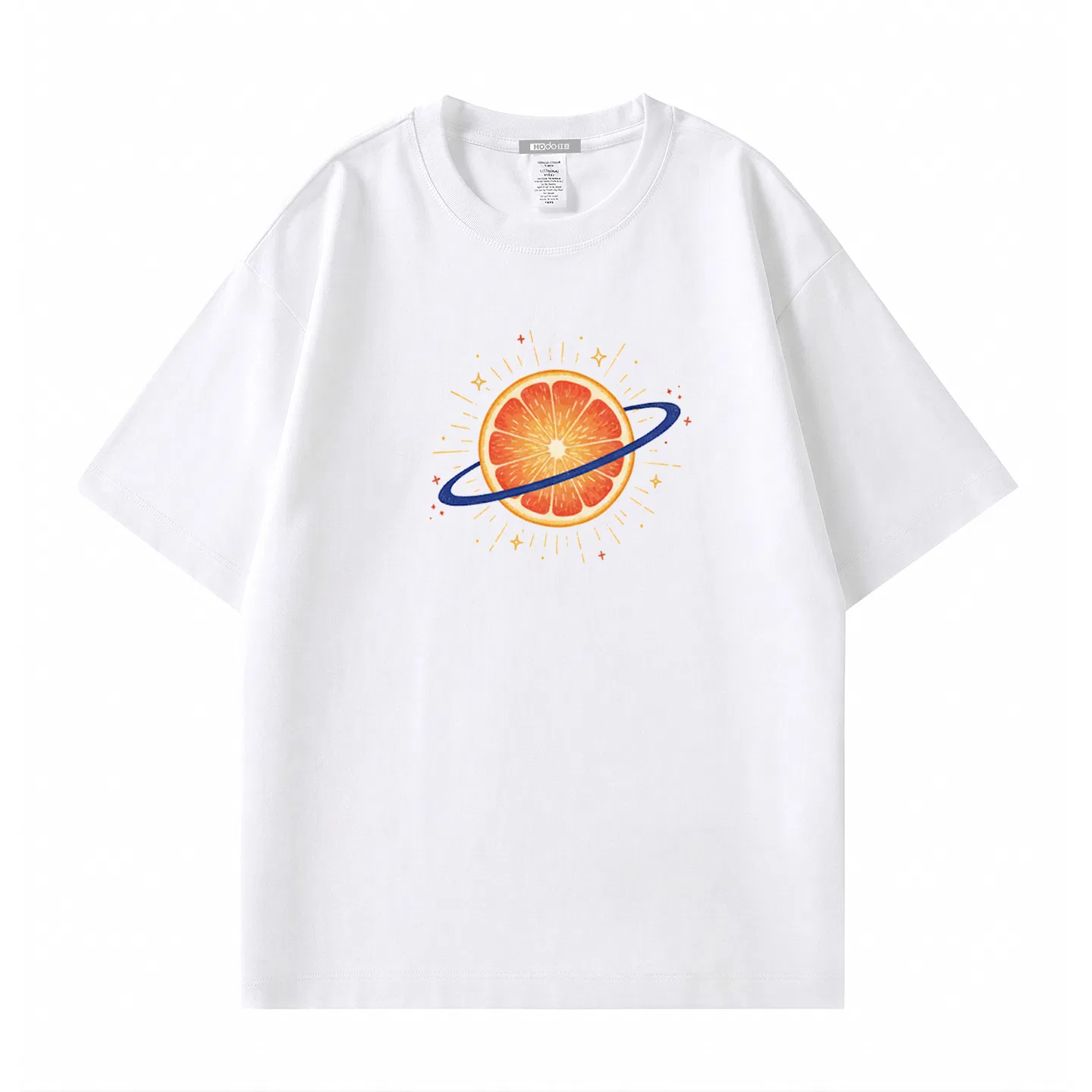 Детская футболка с принтом Red Bean Simple Short-Sleeved T-Shirt, Red bean, White