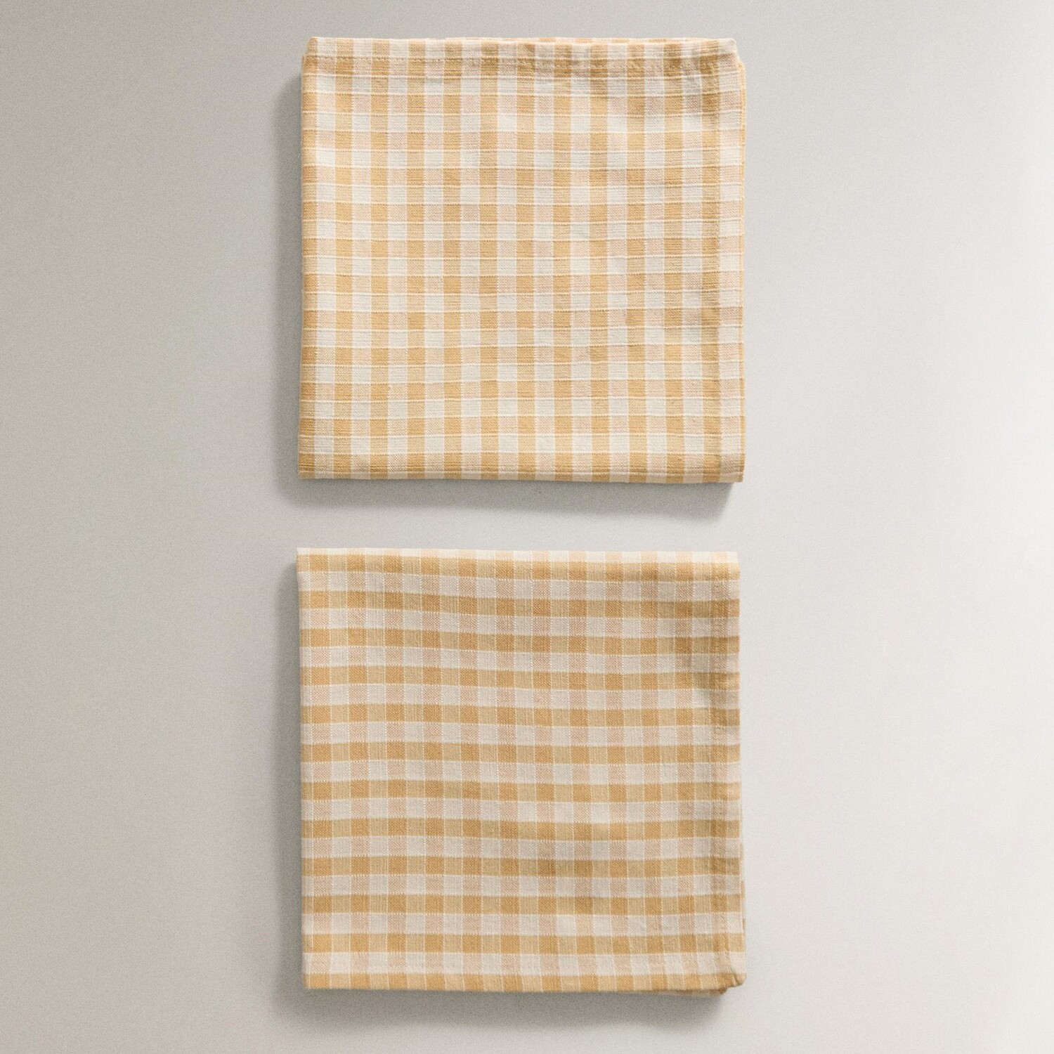 

Набор салфеток Zara Home Gingham Check, желтый, 2 шт