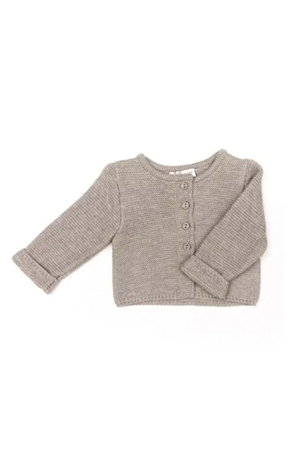 Детский кардиган для девочек хлопковый Andywawa, Beige