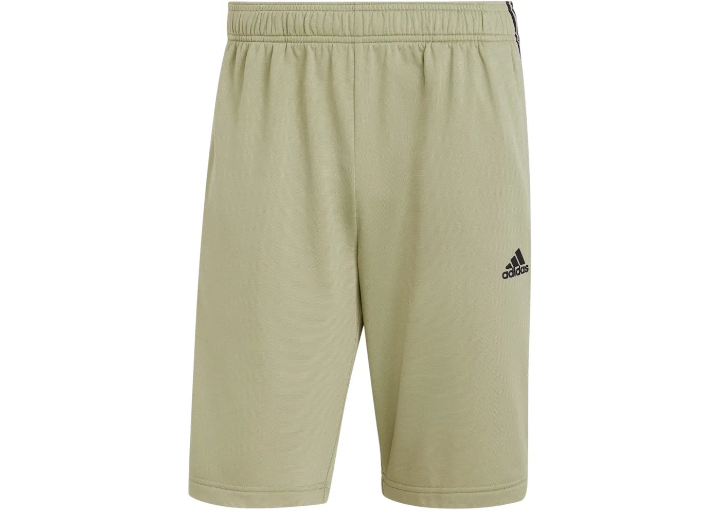 Мужские шорты с тремя полосками Adidas, Tent Green
