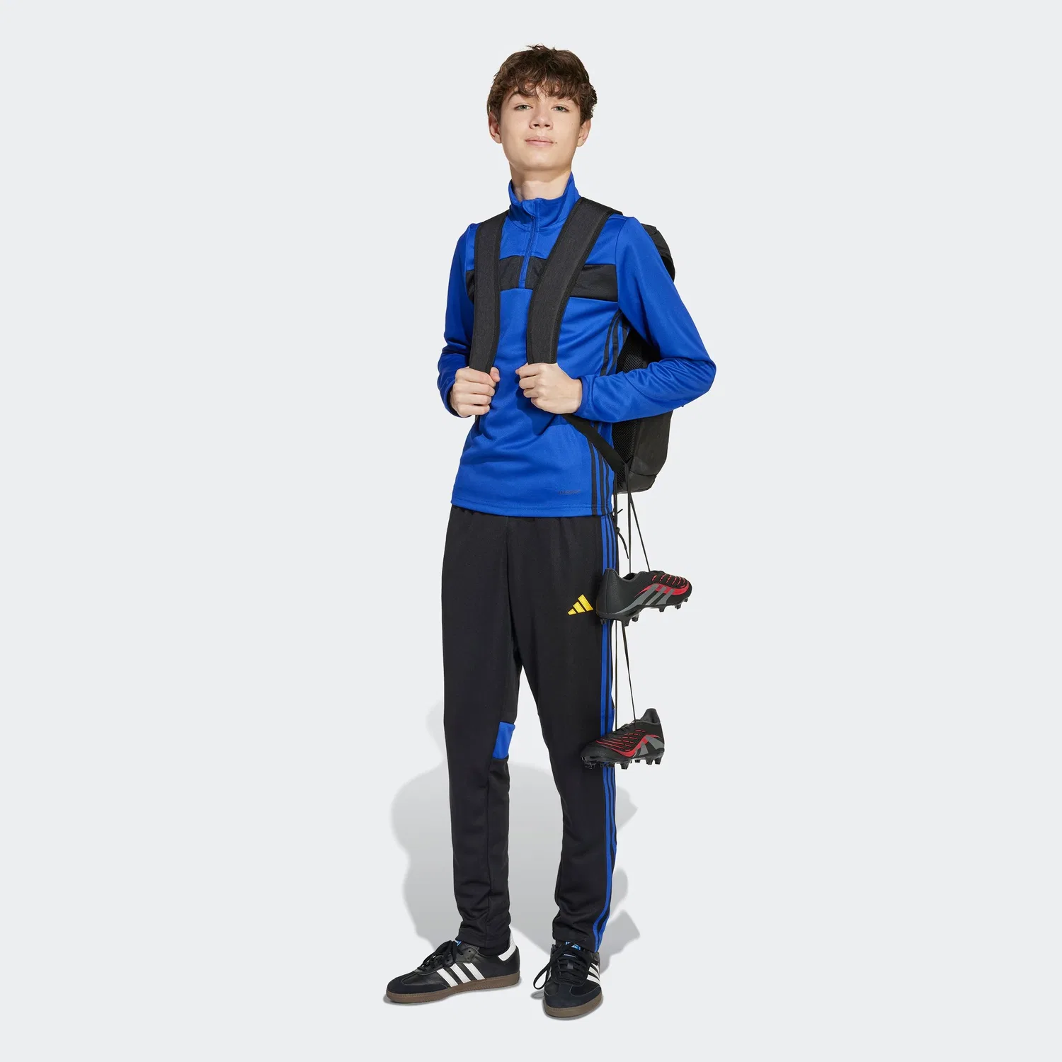Спортивные брюки Adidas Performance Tapered Workout Pants Tiro 25 Essentials, синий — фото 3