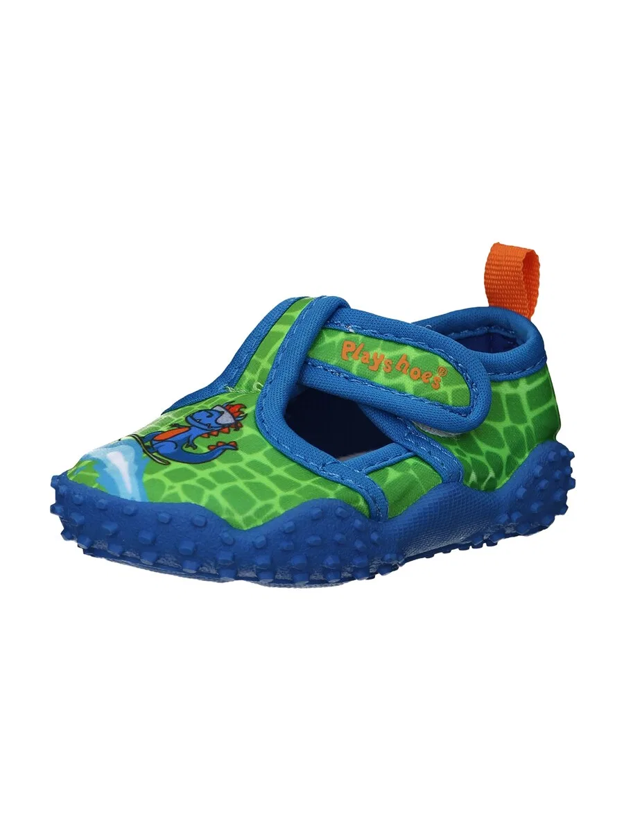Сандалии PLAYSHOES «Дино» зеленого и мятного цвета